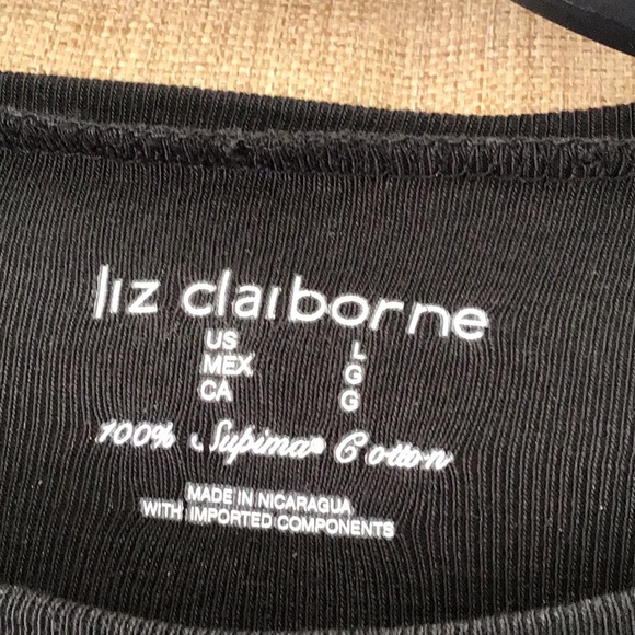 Liz Claiborne long sleeve tee - Picture 3 of 4